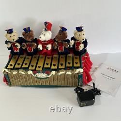 Mr. Christmas Bandstand Bears 5 Animated Teddy Bears Xylophone Chimes VIDEO