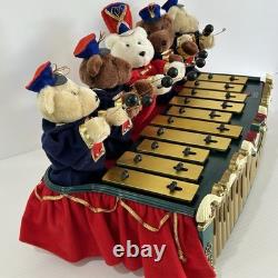 Mr. Christmas Bandstand Bears 5 Animated Teddy Bears Xylophone Chimes VIDEO
