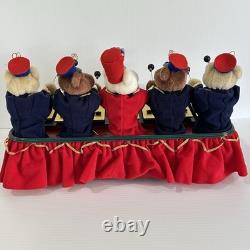 Mr. Christmas Bandstand Bears 5 Animated Teddy Bears Xylophone Chimes VIDEO