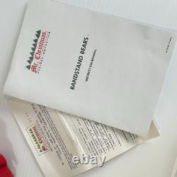 Mr. Christmas Bandstand Bears 5 Animated Teddy Bears Xylophone Chimes VIDEO