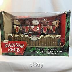 Mr. Christmas Bandstand Bears Plays 35 Christmas Carols On A Real Xylophone