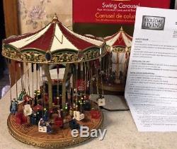 Mr. Christmas Carnival Fair Swing Carousel Action/Lights 30 Tune Music Box MIB