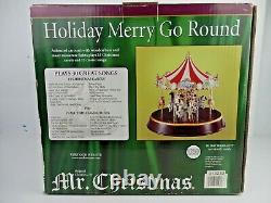 Mr. Christmas Carousel Holiday Merry Go Round Lights 30 Songs 2001 NIB NOS