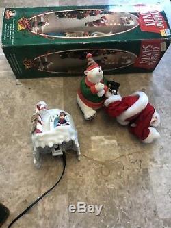 Mr Christmas Climbing Santa Animated Xmas Display TESTED WORKING IN BOX
