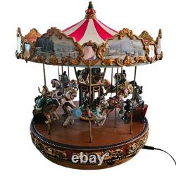 Mr. Christmas Country Fair Carousel Lights Up & Plays 30 Songs Works Mr. Christmas Country Fair Carousel Lights Up & Plays 30 Songs Works