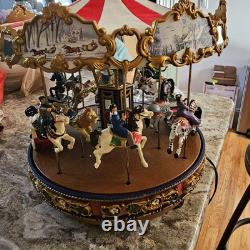 Mr. Christmas Country Fair Carousel Lights Up & Plays 30 Songs Works Mr. Christmas Country Fair Carousel Lights Up & Plays 30 Songs Works
