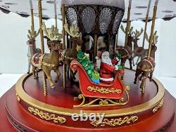 Mr. Christmas Deluxe Carousel Musical Animated Indoor Christmas Decoration 15