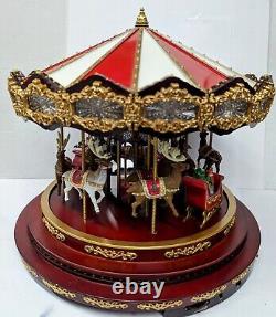 Mr. Christmas Deluxe Carousel Musical Animated Indoor Christmas Decoration 15