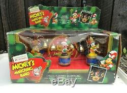 Mr Christmas Disney Mickeys Marching Band Musical Bells NEW in box works 1994