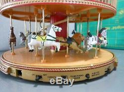 Mr Christmas Double Decker Carosel Working in original Box Excellent Condition