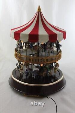 Mr. Christmas Double Decker Carousel Lighted Animated & Musical Merry Go Round