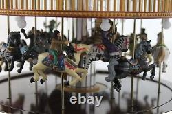 Mr. Christmas Double Decker Carousel Lighted Animated & Musical Merry Go Round