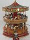 Mr. Christmas Double Decker Carousel Nottingham Fair Marry Go-round Lights Music