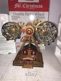 Mr Christmas Double Ferris Wheel Lights, Motion, 30 Holiday & Classic Songs