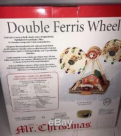 Mr Christmas Double Ferris Wheel Lights, Motion, 30 Holiday & Classic Songs