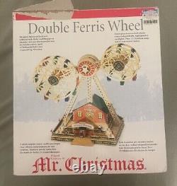 Mr. Christmas Double Ferris Wheel Lights Year-Round & Christmas Songs With Box