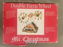 Mr. Christmas Double Ferris Wheel Lights Year-Round & Christmas Songs With Box