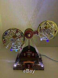 Mr Christmas Double Ferris Wheel with Adapter 2004 Works