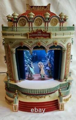 Mr. Christmas European Opera Nutcracker Ballet Stage-3 Scenes Music Box VIDEO