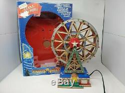 Mr Christmas Giant Ferris Wheel Musical Plays Christmas Carols