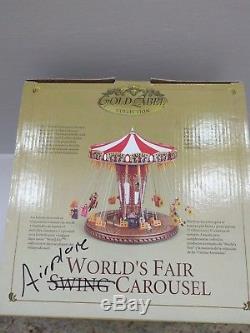 Mr Christmas Gold Label 79841 WORLD'S FAIR SWING CAROUSEL in Orig Box