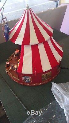 Mr Christmas Gold Label ANIMATED WORLD'S FAIR BIG TOP CIRCUS New withBox