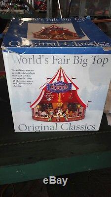 Mr Christmas Gold Label ANIMATED WORLD'S FAIR BIG TOP CIRCUS New withBox