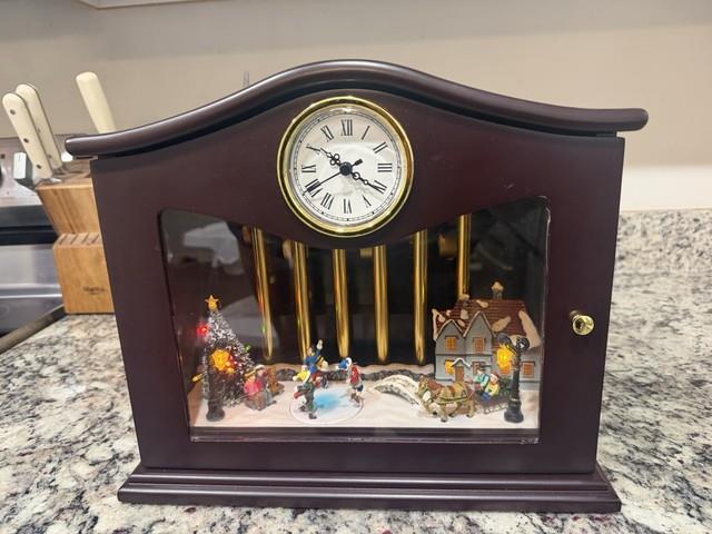 Mr. Christmas Gold Label Animated Musical Chimes Skaters