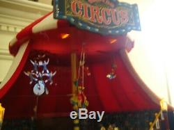 Mr Christmas Gold Label Collection WORLD'S FAIR BIG TOP Lights Animated Musical