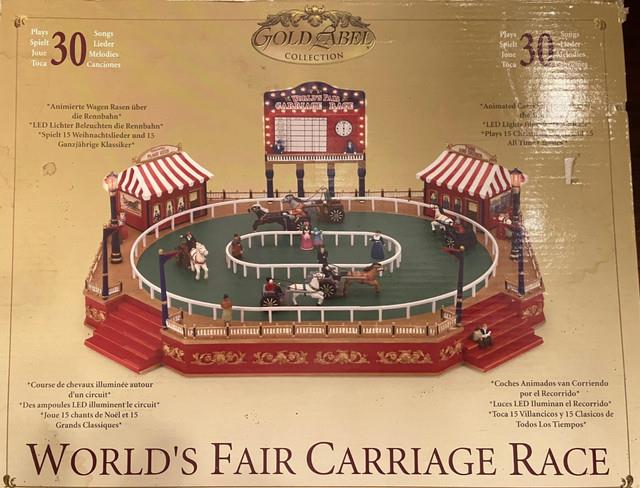 Mr. Christmas Gold Label Collection World's Fair Carriage Race Ride
