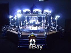 Mr. Christmas Gold Label Collection World's Fair Platinum Boardwalk Carousel