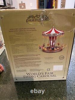 Mr. Christmas Gold Label Collection World's Fair Swing Carousel READ