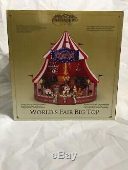 Mr. Christmas Gold Label Collection Worlds Fair Big Top Circus New In Box