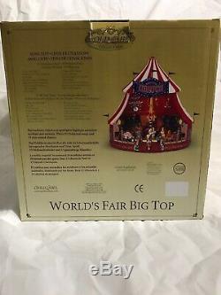 Mr. Christmas Gold Label Collection Worlds Fair Big Top Circus New In Box