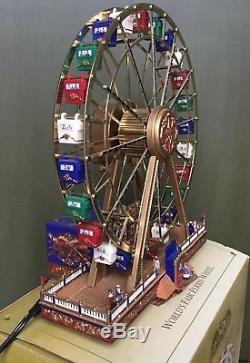 Mr. Christmas Gold Label Musical Worlds Fair Ferris wheel In Original Box 2003