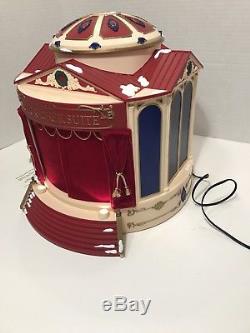 Mr Christmas Gold Label Nutcracker Suite Ballet Animated Music Box Carousel