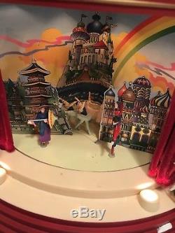 Mr Christmas Gold Label Nutcracker Suite Ballet Animated Music Box Carousel