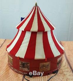 Mr. Christmas Gold Label WORLD'S FAIR BIG TOP CIRCUS TENT Worlds Animated Music