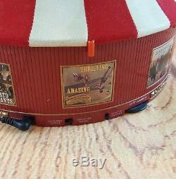 Mr. Christmas Gold Label WORLD'S FAIR BIG TOP CIRCUS TENT Worlds Animated Music