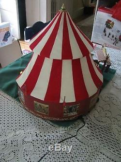 Mr Christmas Gold Label WORLDS FAIR BIG TOP CIRCUS Animated Plays Music