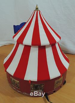 Mr Christmas Gold Label WORLDS FAIR BIG TOP CIRCUS Animated Plays Music