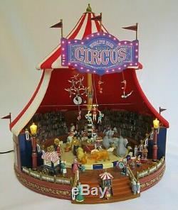 Mr. Christmas Gold Label World's Fair Big Top Circus Action/Lites 30 Tune Musical