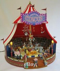 Mr. Christmas Gold Label World's Fair Big Top Circus Tested, original box