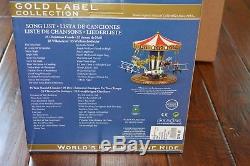 Mr Christmas Gold Label World's Fair Biplane Ride Music Box 50 Songs, RARE NIB