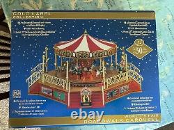 Mr Christmas Gold Label World's Fair Boardwalk Carousel 2012