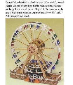 Mr Christmas Gold Label World's Fair Ferris Wheel In Box