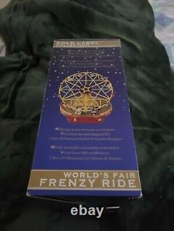 Mr Christmas Gold Label World's Fair Frenzy Amusement Park Ride in Box AS IS