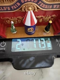 Mr Christmas Gold Label World's Fair Grand Ferris Wheel Lights Music WORKS