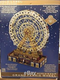 Mr. Christmas Gold Label World's Fair Grand Ferris Wheel NEW 79791