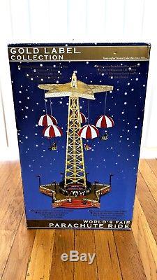 Mr. Christmas Gold Label World's Fair Parachute Ride BRAND NEW OLD STORE STOCK
